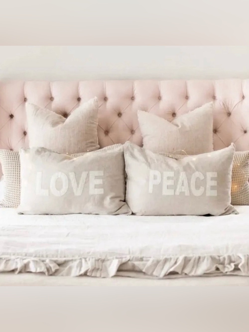 Pom Pom at Home Peace and Love Pillow Shams New